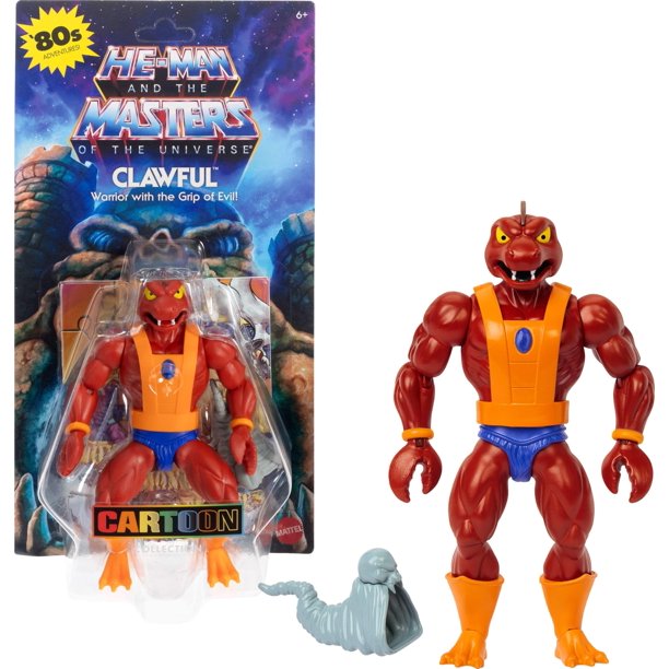 Figura de acción Masters of the Universe Clawful con acceso.