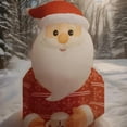 thumbnail image 4 of 4Ft Inflatable Pajama Santa LED Lights Christmas Indoor/Outdoor decor NEW, 4 of 4