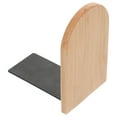 thumbnail image 2 of Monyance Desktop Bookends Wooden Bookends for Shelves - Heavy Duty Decorative Stoppers for Home and Office(5.12X4.33X3.15Inches), 2 of 11