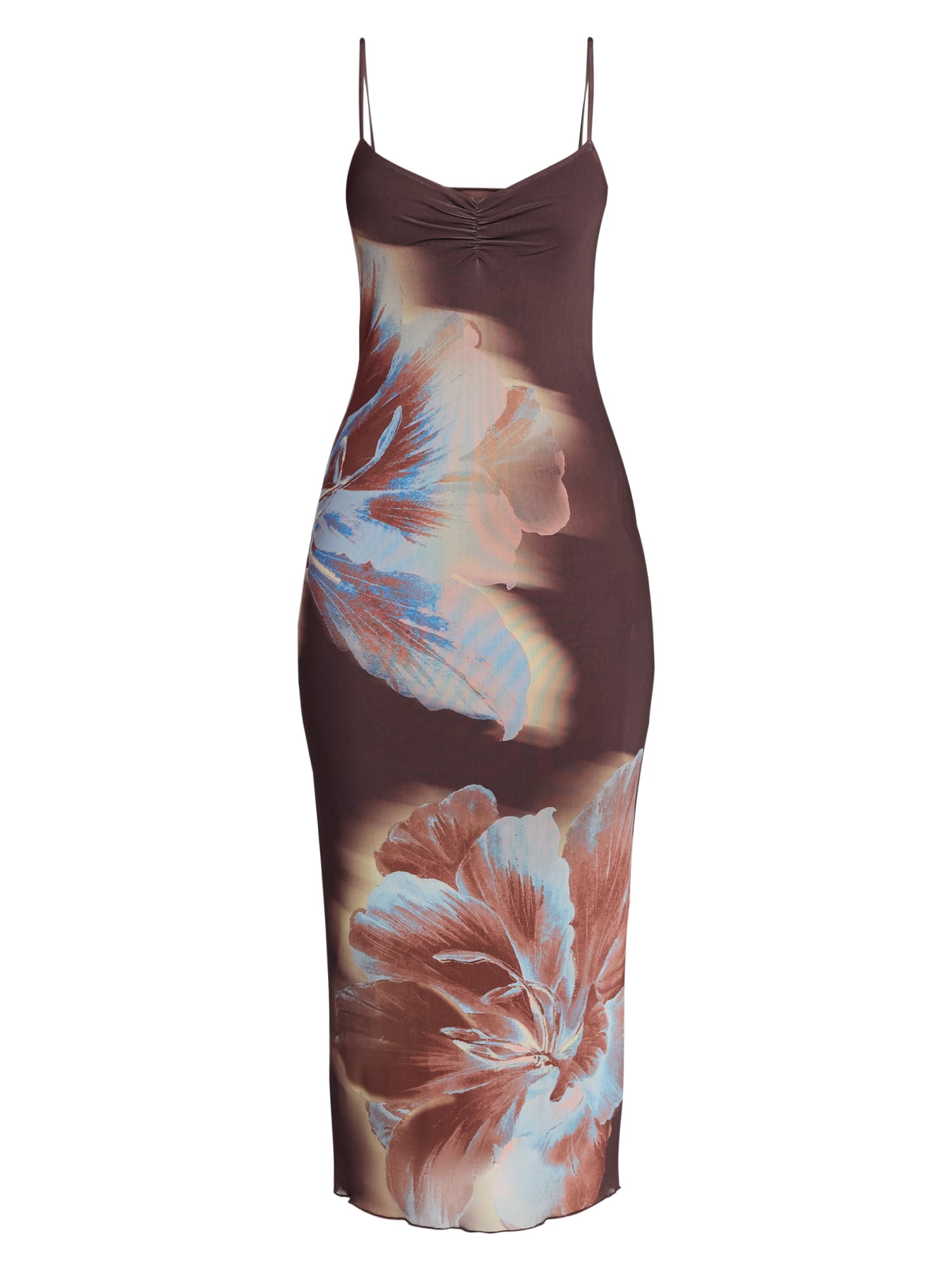 Madden NYC Women’s Floral Mesh Midi Dress, Sizes XXS-XXL