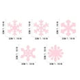 thumbnail image 3 of putnchl Christmas Snowflake Wall Stickers - 50 Pcs Christmas Glow In The Dark, 3 of 3