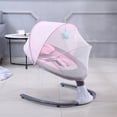thumbnail image 4 of Cama de bebé Putybudy S-Y608 Columpio motorizado para bebés para bebés Balancín para bebés 4 velocidades y 4 temporizadores y 12 canciones de cuna preestablecidas Admite conexión BT Unidad flash USB L Putybudy Cama de bebé, 4 of 7