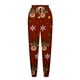 thumbnail image 4 of Pntutb Mujer Moda Casual Navidad Impreso Cordón Apretado Leggings Cintura Elástica Pantalones Largos Pantalones Pntutb Pntutb-6338, 4 of 5