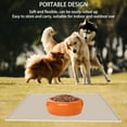 thumbnail image 5 of BIMZUC Silicone Pet Feeding Mat – Waterproof, Spill‑Proof, Thick Padding, Easy to Clean, Portable – 15.7” x 24” (Beige), 5 of 6