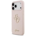 thumbnail image 4 of Guess Liquid Silicone 4G Metal Logo Case for iPhone 17 Pro Max 6.9" Pink - GUHCP17XSC4GSMP, 4 of 7