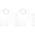 thumbnail image 3 of EIMELI 10 Sets Clear Card Sleeves Photo Trading Card Sleeves Card Protectors Transparent Cards Cover with Steel Wire, 3 of 8