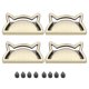 thumbnail image 2 of Hebilla de metal de gato hebilla decorativa estable resistente al desgaste para bolsa de bricolaje para decoración ANGGREK Otros, 2 of 8