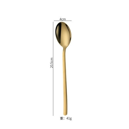 

Veki Mini Desser For Coffee Steel Stainless Spoons Sugar Gold Teaspoons Plated Set Kitchen，Dining & Bar Dinner Mats