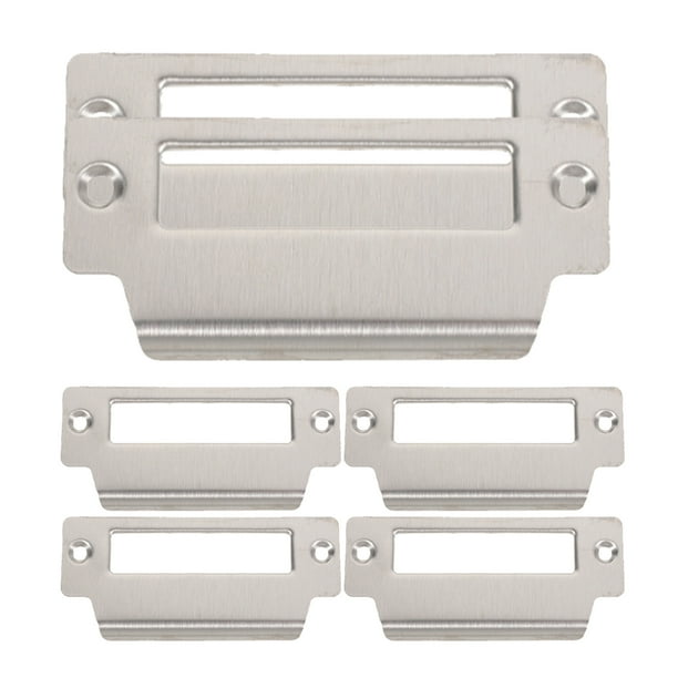 6 piezas de placa de cerrojo de seguridad de acero inoxidable para puerta de garaje, cubierta de refuerzo para puerta