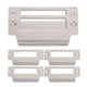 thumbnail image 1 of 6 piezas de placa de cerrojo de seguridad de acero inoxidable para puerta de garaje, cubierta de refuerzo para puerta, 1 of 5