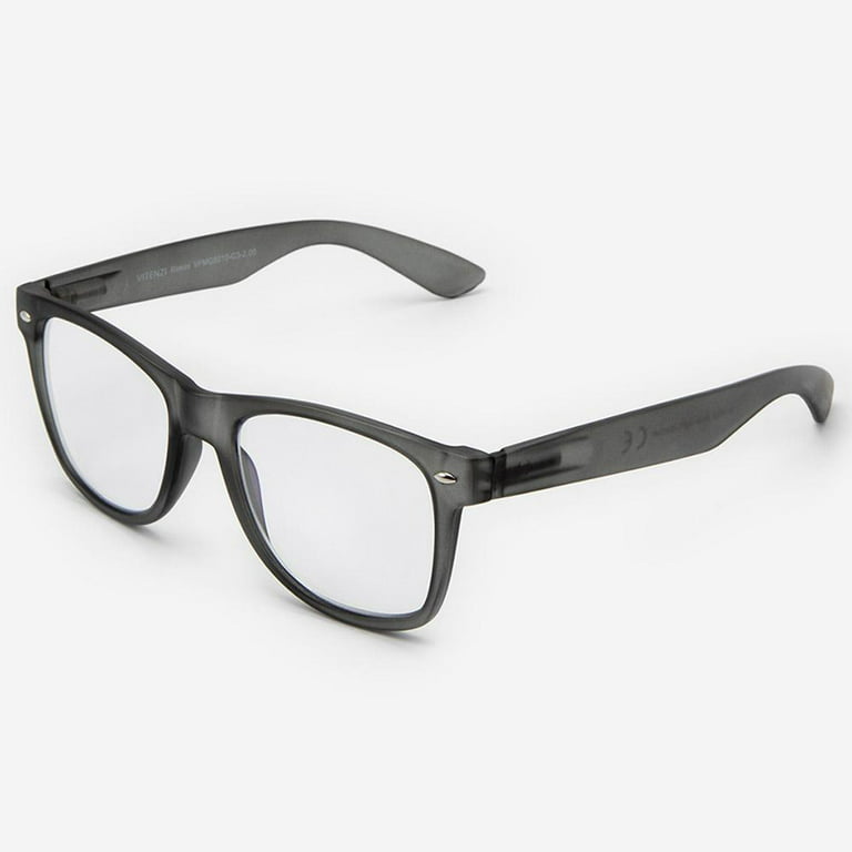 Eyewear Multifocal Readers with Spring Hinge Reading Glasses Progressive  Multifocus Glasses for Women & Men Blue Light Blocking BLACK (STRENGTH  3.0X) 