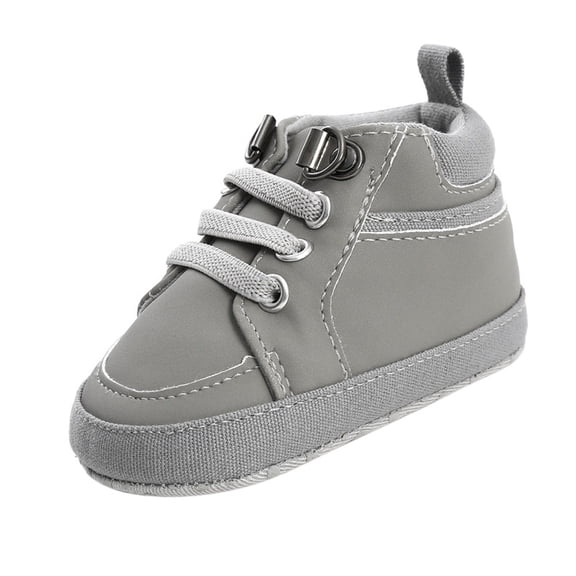 Baby Boys Girls Anti-Slip Sneakers Soft Ankle Boots Toddler First Walkers Newborn Crib Shoes
