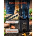 thumbnail image 3 of Heavy Duty Post Hole Digger with 57.5" Fiberglass Handle - Manual Hole Digger for Gardening & Construction, 3 of 11