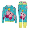 thumbnail image 2 of Kirby 2 Piece Outfits Hoodie Sweatsuits Set Sweatpants Long Sleeve Sweatshirt Matching Joggers Tracksuit Sets, 2 of 7