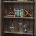thumbnail image 4 of Avondale 8' Tall Bookcase Wall With Ladder Storage Organizer Display  Brown, 4 of 7