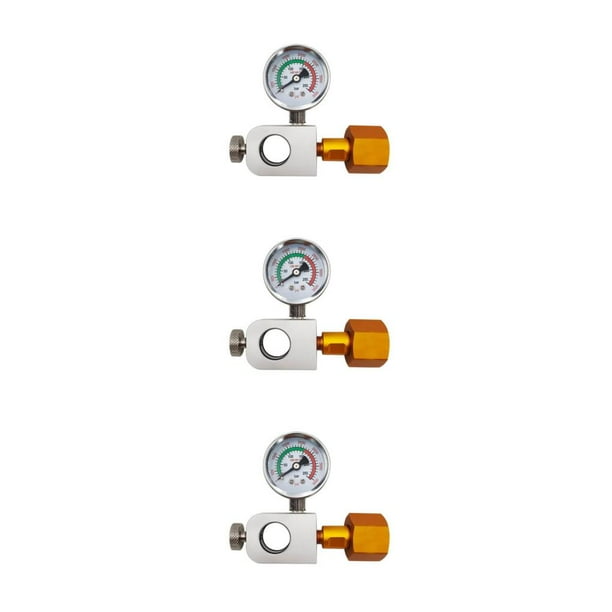 Eigraketly 1X adaptador de conexión rápida CGA320 con manómetro EE. UU. Solo CAN Colombia manómetro 3500psi Filipinas Brasil CGA320 Type1 NO1