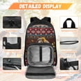 thumbnail image 3 of Yspwyqan Kids Backpack Set with Lunch Box Pencil Case Water Bottle Bag, Aztec Tribal Sunflower Horse Double Zipper Lightweight Bags Fits 14" Laptop for Elementary Middle School, 3 of 7