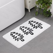 Super Soft Shaggy Bathroom Rugs, Absorbent Thick Non Slip Microfiber Bath Rugs, Quick Dry Machine Washable Bath Mat for Bathroom Floor A9