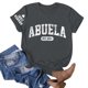 thumbnail image 1 of Fiudx Camisas de Mujer Tops con Estampado de Moda para Mujer, Blusa de Manga Corta, Camisetas Divertidas con Cuello Redondo, 1 of 3