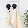 thumbnail image 4 of Evideco French Home Goods Bathroom Rust Resistant Towel Hooks Set, Black, 2 Count, 4 of 7