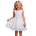 thumbnail image 2 of LYHaoo Girls Formal Party Dress With Vest And Skirt Elegant Childrens Gown For，Girls A Line Dresses Sizes 3-4 Years White, 2 of 7