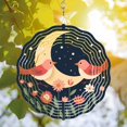 thumbnail image 2 of 3D Metal Hanging Wind Spinner Birds Flowers & Stars - Decorative Wind Chime for Yard & Garden, 2 of 6