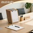 thumbnail image 4 of 16 Pack Clipboard 8.5 x 11 Letter Size Clip Boards Bulk, A4 Wooden Hardboard Office Clipboards Pack for Classroom, Work-Meetings, Brown, 4 of 4