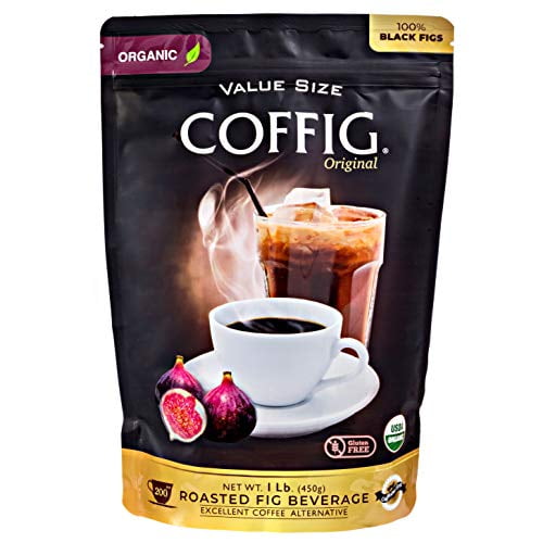 Coffig Roasted Fig Beverage Coffee Substitute Caffeine Free Certified 100 Organic Beverage Sugar Free Gluten Free Fruit Energy Drink Highly Concentrated 1 Lb Value Size Bag Walmart Com Walmart Com
