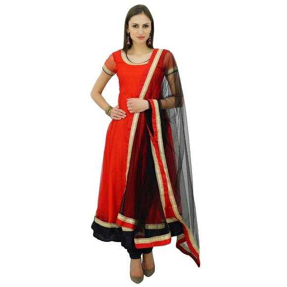 Atasi Women Anarkali Salwaar Suit With Dupatta Custom Clothing - Sizes Available