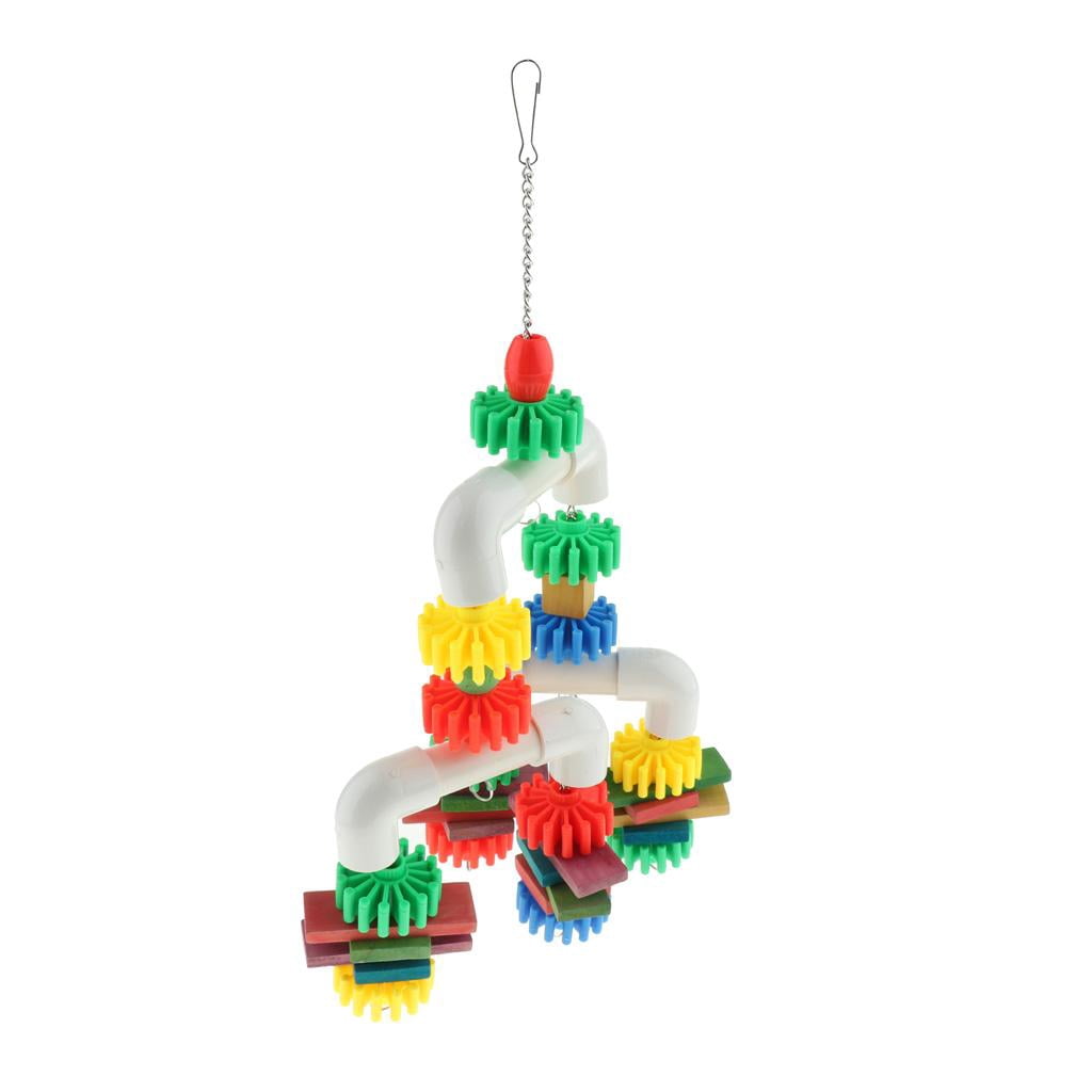 Bvdfgk Bird Swing - Plastic Conure Toys Bird Cage Swing Hanging Toy for Small Birds (1