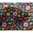 thumbnail image 4 of oneOone Viscose Chiffon Black Fabric Florals Sewing Craft Projects Fabric Prints By Yard 42 Inch Wide, 4 of 4