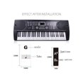 thumbnail image 3 of Transparent Piano Keyboard Stickers Practice Music Note Chart Removable Decal 54/61/88 Keys, 3 of 5