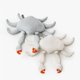 thumbnail image 4 of Bewildely Plush Toys Soft Smooth Outdoor Doll Easy Holiday Filling to Home Stuffed Full Christmas Clean Animals Juguetes azul, 4 of 6