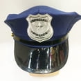 thumbnail image 3 of Gorro de policía BinaryABC, accesorio para fiesta de cosplay de Halloween, 3 of 5