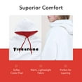 thumbnail image 7 of Firestone Apparel Pullover Hoodie - Fashion Hooded Sweatshirt with Logo Print – Lightweight, Soft Comfort Fleece - Unisex for Men or Women - America’s Tire Since 1900 - Red White (Black Print - 4xl), 7 of 7