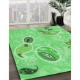 thumbnail image 2 of Ahgly Company Indoor Rectangle Patterned Stoplight Go Green Area Rugs, 4' x 6', 2 of 6