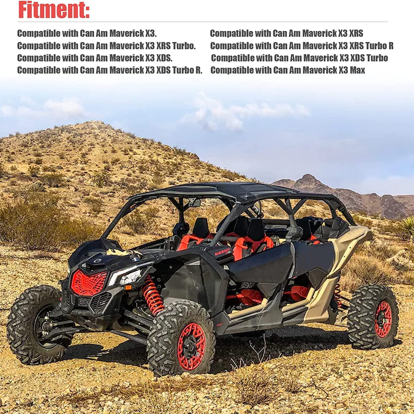 UTV Accessories Side Storage Door Bag Front Upper Door Bags Car Organizer Fits For Can Am Maverick X3 XDS Canam Max R 4x4 Turbo