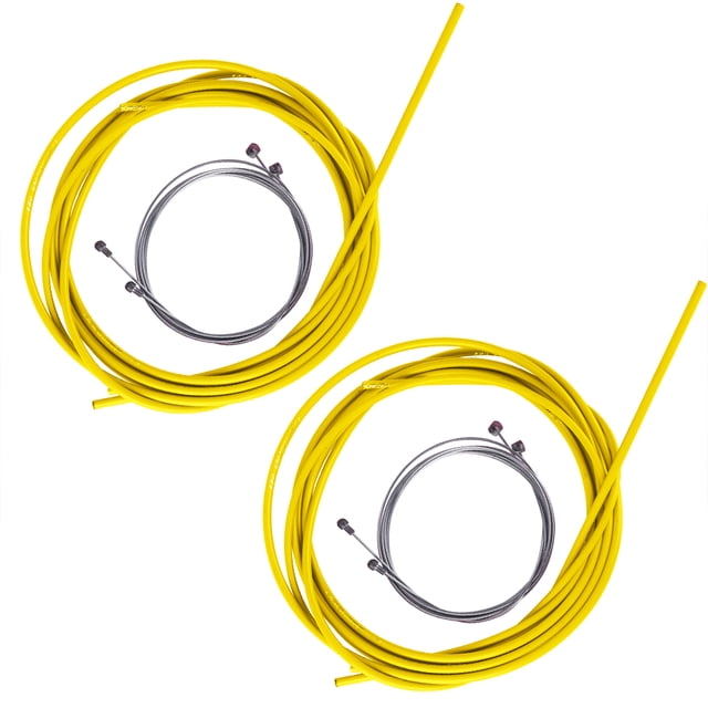 Cambio de Freno de Bicicleta - Juego de Carcasa de Cable de Cambio de Freno de Bicicleta Kits de Tubo de línea de Freno Accesorios de Ciclismo(Amarillo)
