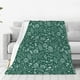 thumbnail image 1 of Balery Green Christmas Manta de Felpa Suave y Acogedora – Cobija de Franela Aterciopelada para Cama, Lavable y Cálida para Sofá, Mascotas, Transpirable-50"x40", 1 of 7