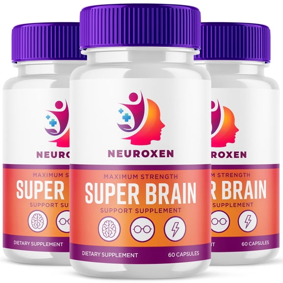 Neuroxen Advanced Formula Brain Support Pills Maximum Strength Supplement 180 Capsules