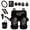 American Fish, variant on Plum Blossom Car Accessories Set Black Cat All Season Use Auto Seats Cushion for Front Back 15 Pieces Sets with Steering Wheel Cover, Gear Shift Pad Vehicle Interior Essentials