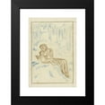 thumbnail image 2 of Richard Nicolaüs Roland Holst 11x14 Black Modern Framed Museum Art Print Titled - Reading Woman in a Forest Landscape (1878 - 1938), 2 of 5