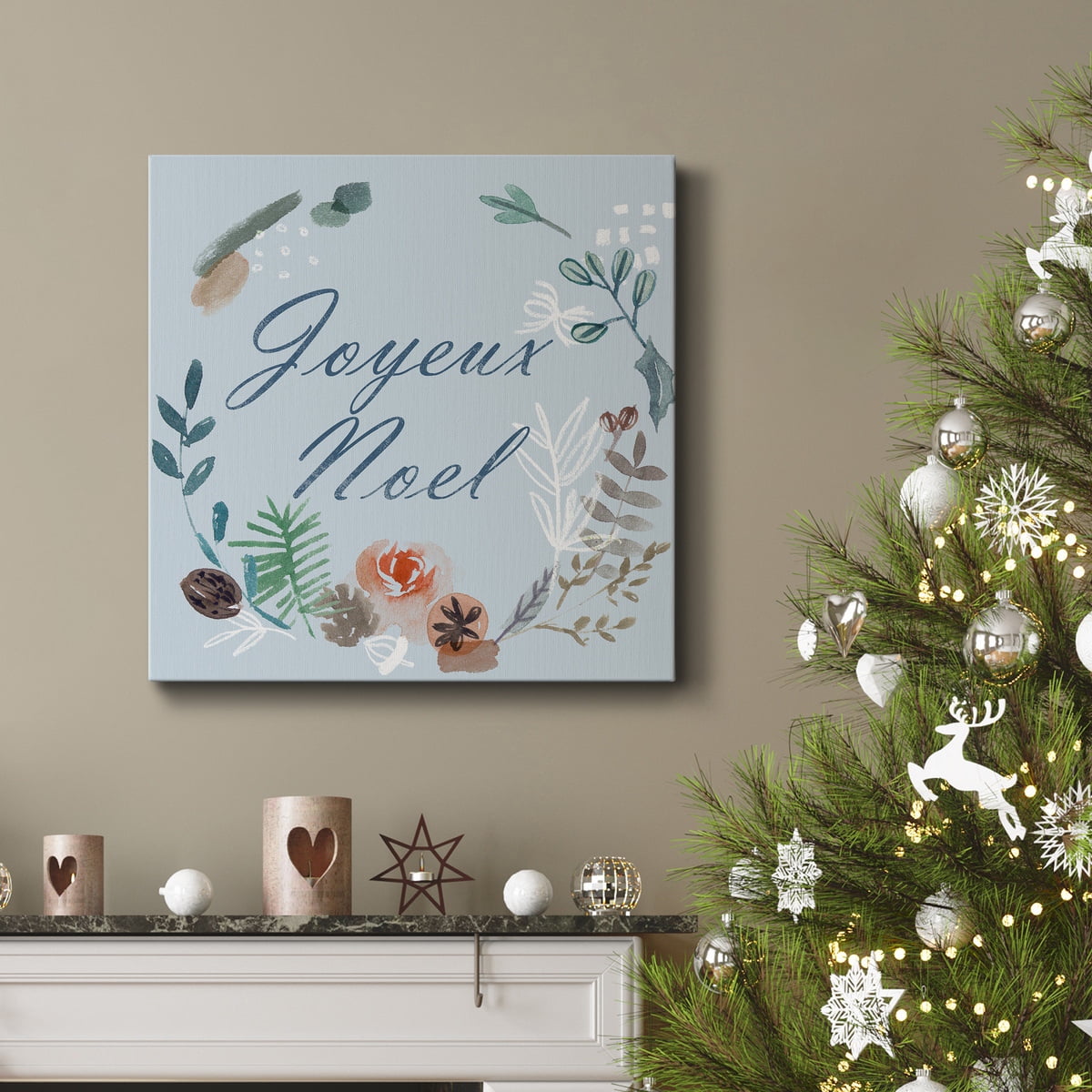 Snowy Christmas II- Gallery Wrapped Canvas