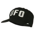 thumbnail image 2 of UFO Embroidered Solid Cotton Twill Cap - Black OSFM, 2 of 5
