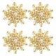 thumbnail image 2 of GOOHOCHY Juego de 4 sujetadores de servilletas navideños, anillos para servilletas, decoración para servilletas (dorado), 2 of 7