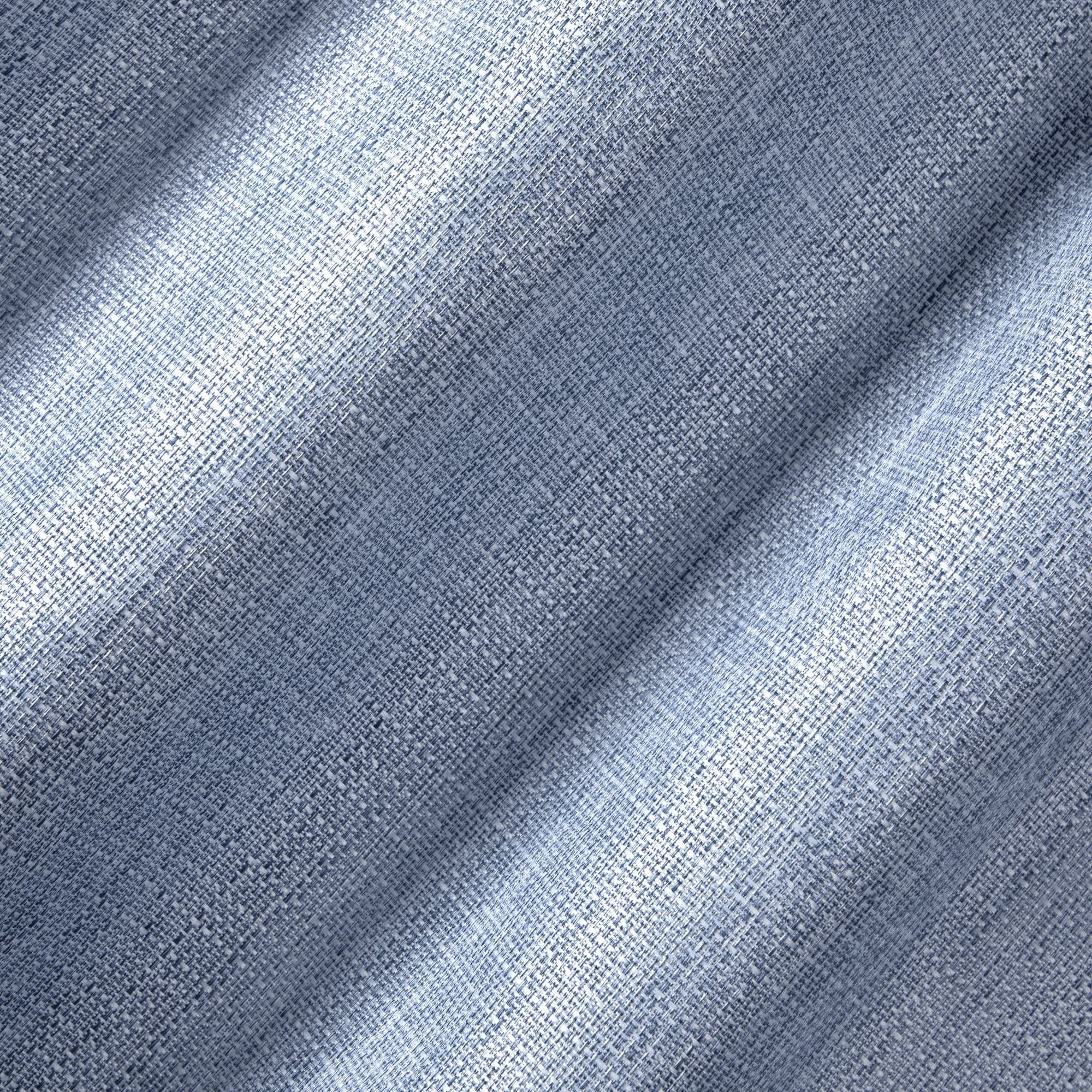 Ecologee Textured 100% Blackout Indoor Curtains 2 Pack Panel Set - 100% Recycled, Navy, 40" W x 84" L