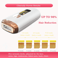 thumbnail image 5 of Laser Hair Removal for Women and Men with Cooling System，Upgraded to 990,000 Flashes Hair Removal Device on Facial Legs（White）, 5 of 7