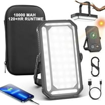 USB Rechargeable Camping Lantern,Portable LED Camping Lights for fishing,12 Light Modes, LCD Display,Waterproof for Adventure,Camping Power Outages, Hurricane