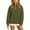 Army Green, variant on Boys And Girls Quarter Zip Stand Collar Sweatshirt,Kids Autumn Winter Casual Windproof Warm Long Sleeve Sweatshirts