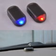 thumbnail image 2 of 2pcs Solar Powered Car Alarm System,Vehicle LED Light Anti-Theft Flash Blinking Lamp,LED Flashing Security Light, Blue+R, 2 of 10